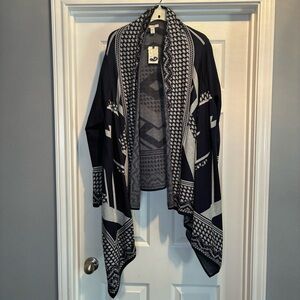 Dana Buchman Monochrome Knit Cardigan